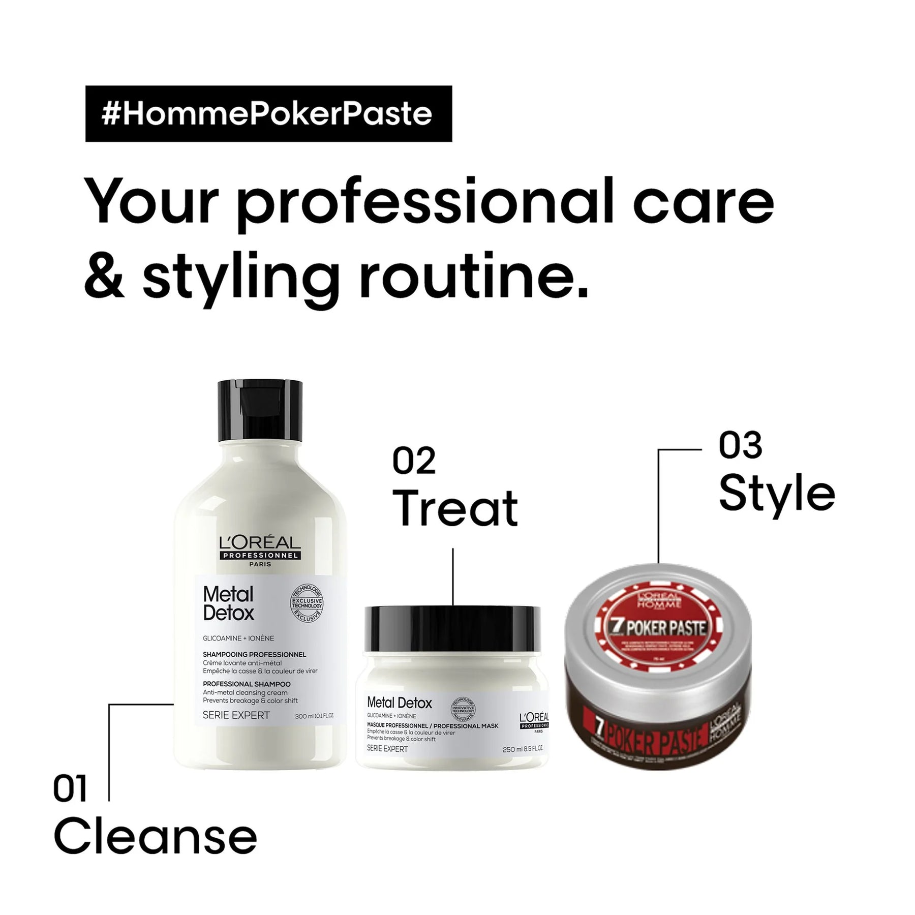 L'oreal Professionnel Homme Poker Paste